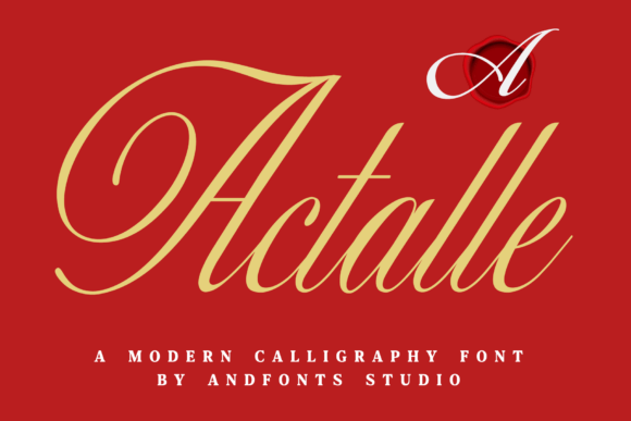 Actalle: A Script Font for Web Design