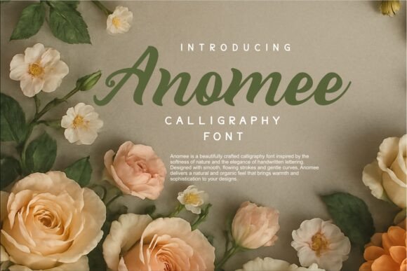 Anomee: A Graceful Script Font for Web Design