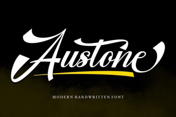 Austone: A Modern Script Font for Business