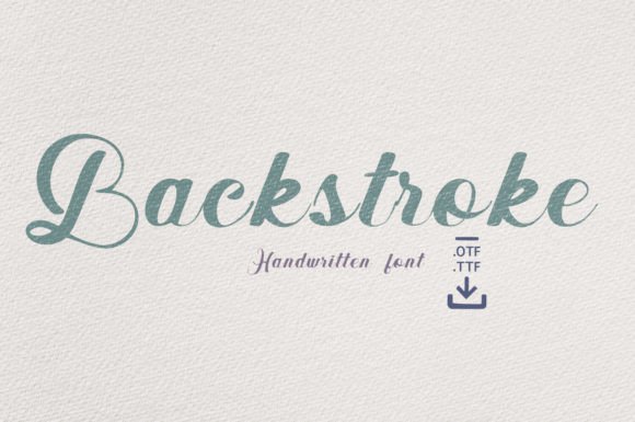 Backstroke: A Stylish Font for Business