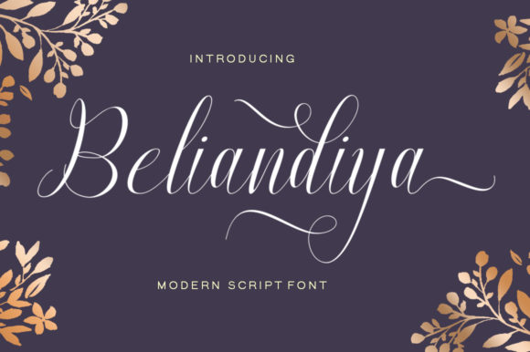 Beliandiya Font: Modern Script for Web Design