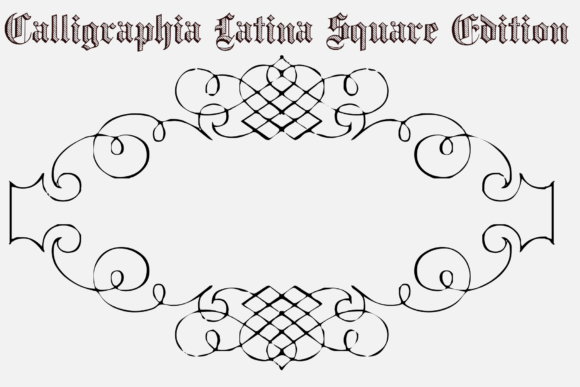 Calligraphia Latina Square Edition Font