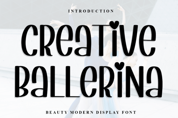 Creative Ballerina Font for Makers