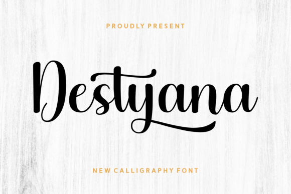 Destyana: A Flowing Script for Creative Branding