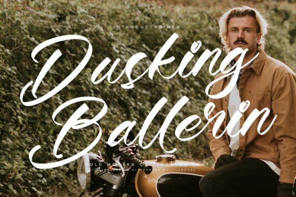 Dusking Ballerin Font for Web Design