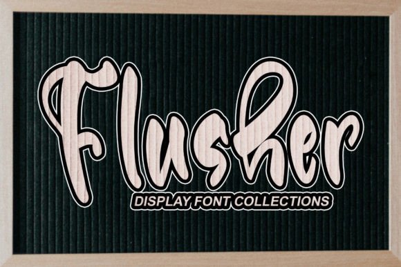 Flusher Font: Modern Script for Web Design