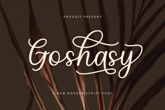Goshasy Font: Elegant Script for Editorial Design
