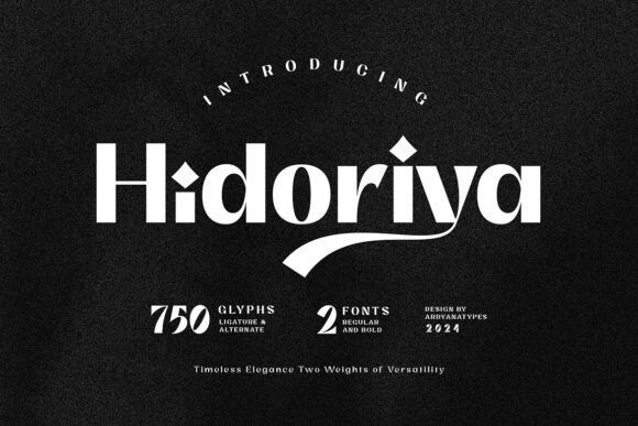 Hidoriya: A Modern Font for Creative Campaigns