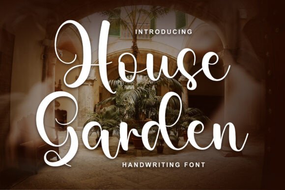 House Garden Font for Web Design