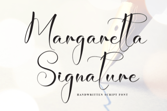 Margaretta Signature: A Handwritten Font for Elegant Design