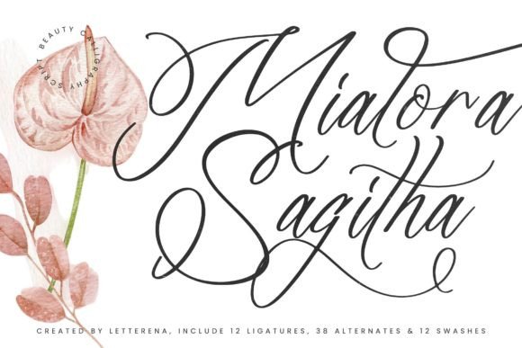 Mialora Sagitha: A Luxurious Script Font