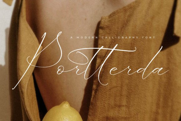 Portterda: A Luxe Script for Modern Branding