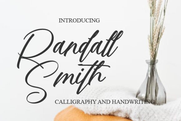 Randall Smith Font: Elegant Script for Makers