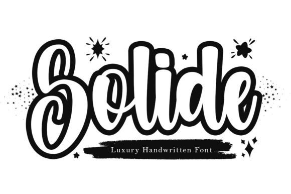 Solide: A Trendy Handwritten Font