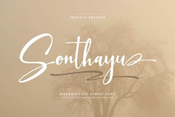 Sonthayu: A Stylish Script Font for Marketers
