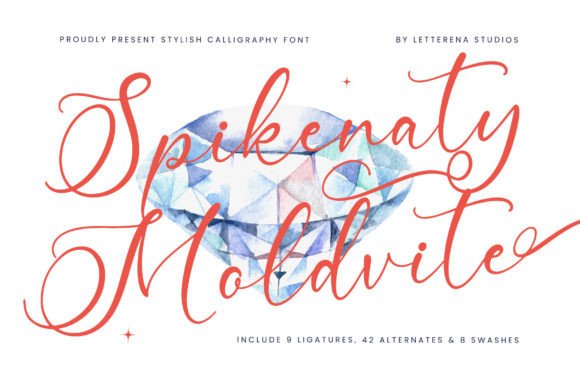 Spikenaty Moldvite Font for Elegant Design