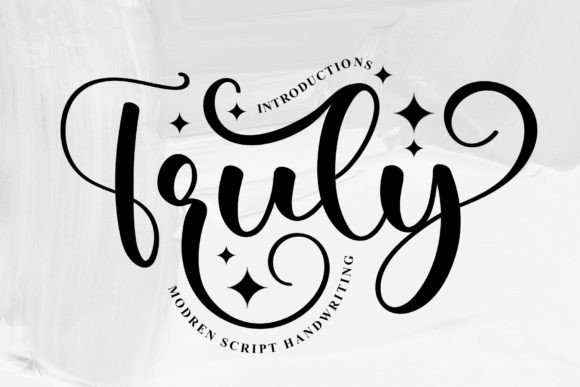 Truly: A Handwritten Font for Elegant Design