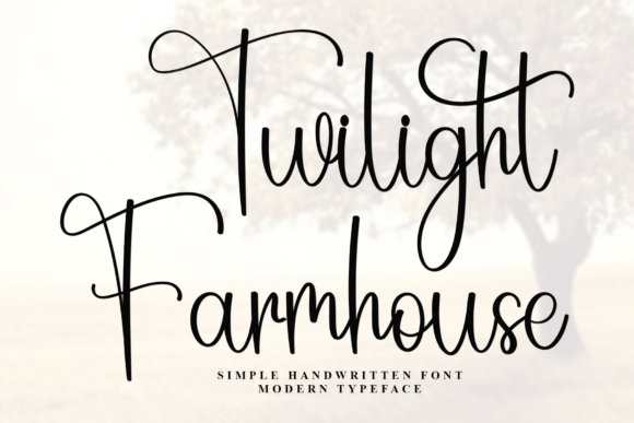 Twilight Farmhouse: A Font for Elegant Branding