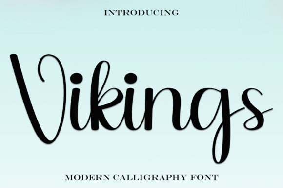 Vikings: A Trendy Handwritten Font