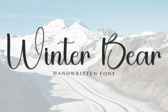 Winter Bear Font for Web Design